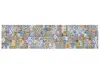 Autocolant perete backsplash, Dimex Portugal Tiles, faianţa decorativă multicoloră, rezistent la apă şi căldură, rolă de 60x350 cm