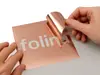 Set autocolant rose gold metalic lucios 30x100 cm + folie transfer 30x100 cm – pentru cutter plotter și stickere elegante