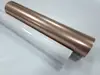 Set autocolant rose gold metalic lucios 30x100 cm + folie transfer 30x100 cm – pentru cutter plotter și stickere elegante
