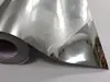 Autocolant argintiu cu efect de oglindă, Kointec, pentru suprafeţe din sticlă, oglindă, plexiglass, plastic, 120 cm lăţime
