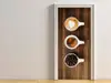 Autocolant uşă Cafea, Folina, culoare maro, dimensiune autocolant 92x205 cm