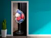 Autocolant uşă Coloured Candy, Folina, model multicolor, dimensiune autocolant 92x205 cm