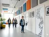 Autocolant ușă Portativ și note muzicale, alb/negru, 92x205 cm