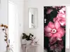 Autocolant uşă Floare roz, Folina, model floral, dimensiune autocolant 92x205 cm
