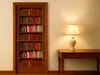 Autocolant uşă Bibliotecă, Folina, model multicolor, rola de 100x210 cm