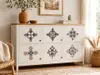 Set 6 stickere decorativ cu motive tradiționale românești
