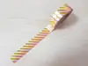 Bandă adezivă Washi Tape Gold Degrade, Folina, model multicolor, dimensiune bandă 15 mm lăţime x 10 m lungime