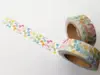 Set 3 role washi tape, bandă adezivă cu model fundite colorate, 15 mmx10 m