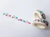 Bandă adezivă Washi Tape, Folina, model cu pisici jucăuşe, rolă bandă adezivă 15 mmx10 m