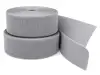 Set bandă arici, Velcro fără adeziv, benzi Hook and Loop, set bandă cu scai și puf ideală pentru cusut, role cu lățimea de 10cm - culoarea gri