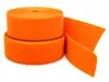 Set bandă arici, Velcro fără adeziv, benzi Hook and Loop, set bandă cu scai și puf ideală pentru cusut, role cu lățimea de 10cm - culoare portocaliu