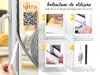 Bandă autoadezivă tip perie, pentru etanșare ferestre, uși glisante, dressing-uri, rolă de 5m