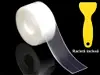 Set 2 role bandă autoadezivă etanşare cadă sau chiuvetă, transparentă, Folina ETF11, 3,5 cm x 3,3 metri