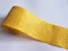 Bandă iută galbenă cu lăţime de 6 cm
