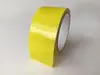 Bandă reflectorizantă autoadezivă de marcaj contur de culoare galbenă pentru siguranța rutieră, rolă 5 cm x 5 m