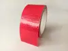 Bandă reflectorizantă autoadezivă de marcaj contur de culoare roșie pentru siguranța rutieră, rolă 5 cm x 5 m