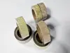 Set 6 role washi tape, bandă adezivă Glitter, sclipici auriu si bej, role de 1,5 cm x 5 metri