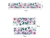 Sticker floral, Folina, bordură decorativă cu flori mov, 25x130 cm