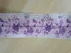 Sticker flori mov, d-c-fix, Floral Wood, bordură autoadezive, rolă de 10x500 cm