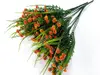 Buchet flori artificiale portocalii