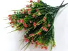 Flori artificiale roşii, buchet 3 crenguţe, 30 cm înălţime