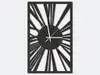 Ceas decorativ Patrick, Folina, culoare neagră, dimensiune ceas 40x25 cm