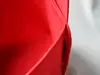 Coș depozitare și organizare din pâslă roşu, Folina, cu mânere, 38 x 23 x 24 cm