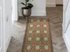 Covor antiderapant din vinil, traversă cu model ceramică persană, 70 cm lățime