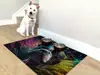 Covor antiderapant din vinil, model multicolor, 79 x 100 cm