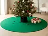 Covor protecție pentru brad din pâslă verde, 90 cm diametru