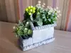 Decoraţiune Căsuţă, Folina, cu plante artificiale