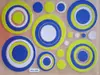 Sticker 3D Cercuri colorate