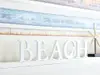 Litere decorative Beach, d-c-fix, albe, 88 x 15 cm