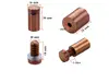 Distanţiere semnalistică culoarea cuprului, Folina, din inox, 16x30 mm