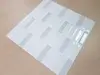Faianţă autoadezivă 3D mozaic alb - set 10 bucăţi