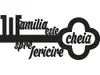 Sticker perete Familia este cheia, Folina, Negru, 60x27cm