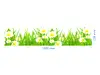 Sticker geam Spring, Folina, imprimeu floral, autoadeziv