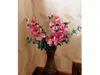 Magnolie artificială roz, 80 cm înălţime