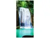 Folie cabină duş, Folina, sablare cu model cascadă tropicală, rolă de 100x210 cm