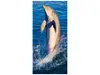 Folie cabină duş, Folina, sablare cu model delfin, rolă de 100x210 cm