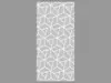 Folie sablare uşă din sticlă, Folina, imprimeu linii albe, rolă de 100x210 cm