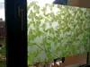 Folie geam autoadezivă Crengi frunze verzi