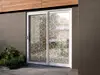 Folie sablare uşă din sticlă, Folina, imprimeu linii albe, rolă de 100x210 cm