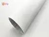 Autocolant alb cu efect metalic brushed, aspect mat, rolă de 100x200 cm