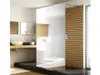 Folie cabină duş cu efect de oglindă, autoadezivă, rolă de 120x200 cm, racletă şi cutter incluse