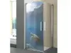 Folie cabină duş, Folina, sablare cu model ţestoasă, rolă de 100x210 cm
