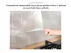 Folie de protecție autoadezivă pentru perete, transparentă și rezistentă la căldură, aspect lucios, rolă 61x300 cm, racletă inclusă