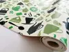 Folie protecţie sertare, model ceai verde, din PVC antiderapant cu grosime de 1,5 mm, material impermeabil, rolă de 50x155 cm