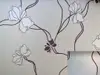 Folie geam autoadezivă Flora, Folina, imprimeu floral, mov, 90x200 cm