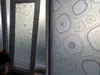 Folie geam autoadezivă Veo, Folina, imprimeu geometric, argintiu, lățime 120 cm